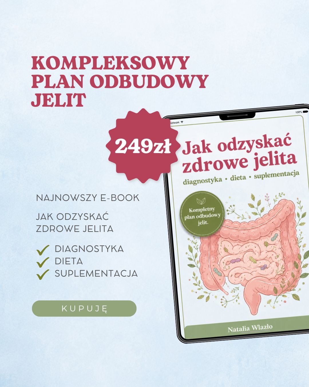 Przewodnik "Jak odzyskać zdrowe jelita"